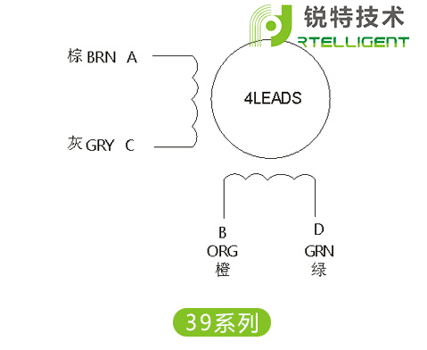 39A02系列步进电机产接线图